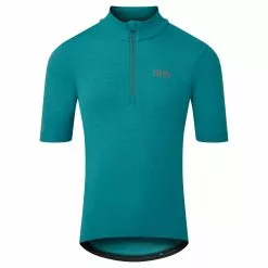 Maillot De Manga Corta Dhb Para Niños (con Cremallera Corta) -Bicicletas comprar 106141021 Turquoise 0101