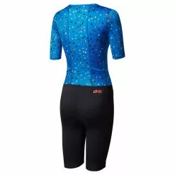 Traje De Triatlón De Manga Corta Dhb Moda CIELO Para Mujer -Bicicletas comprar 106176098 Black Blue 0102