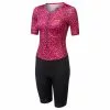 Traje De Triatlón De Manga Corta Dhb Moda VIOLA Para Mujer -Bicicletas comprar 106176105 Black Pink 0101