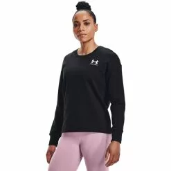 Under Armour Women's Rival Fleece Oversize Crew Top -Bicicletas comprar 1369423 001 FC