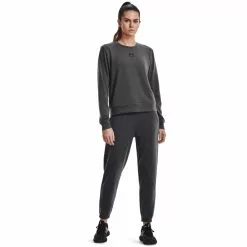 Under Armour Women's Rival Terry Crew Gym Top -Bicicletas comprar 1369856 010 FSF