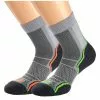 1000 Mile Trail Socks Twin Pack -Bicicletas comprar 2265trail21greyorange green