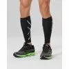 Pantorrilleras De Compresión 2XU -Bicicletas comprar 2XU Compression Calf Guards Compression Leg Sleeves Black Black SS19 UA1987BXS