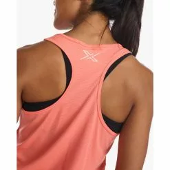 Camiseta De Tirantes 2XU Aero Para Mujer (verde/verde L) -Bicicletas comprar 2XU Women s Aero Singlet Running Vests Orange White AW21 4