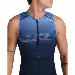 2XU Aero Front Zip Trisuit -Bicicletas comprar 2xu aero tri singlet men midnight turmeric 4