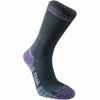 Calcetines De Merino Para Botas Bridgedale HIKE Midweight Performance Para Mujer -Bicicletas comprar 710652 016 Hike Lightweight Merino Performance Boot Original Womens Black Purple