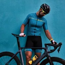 ALE Culote Corto Con Tirantes Alé Graphics PRR Green Road -Bicicletas comprar Al Graphics PRR Green Road Bib Shorts Bib Shorts Azores Blue Fluo Yel SS20 L20122634 01