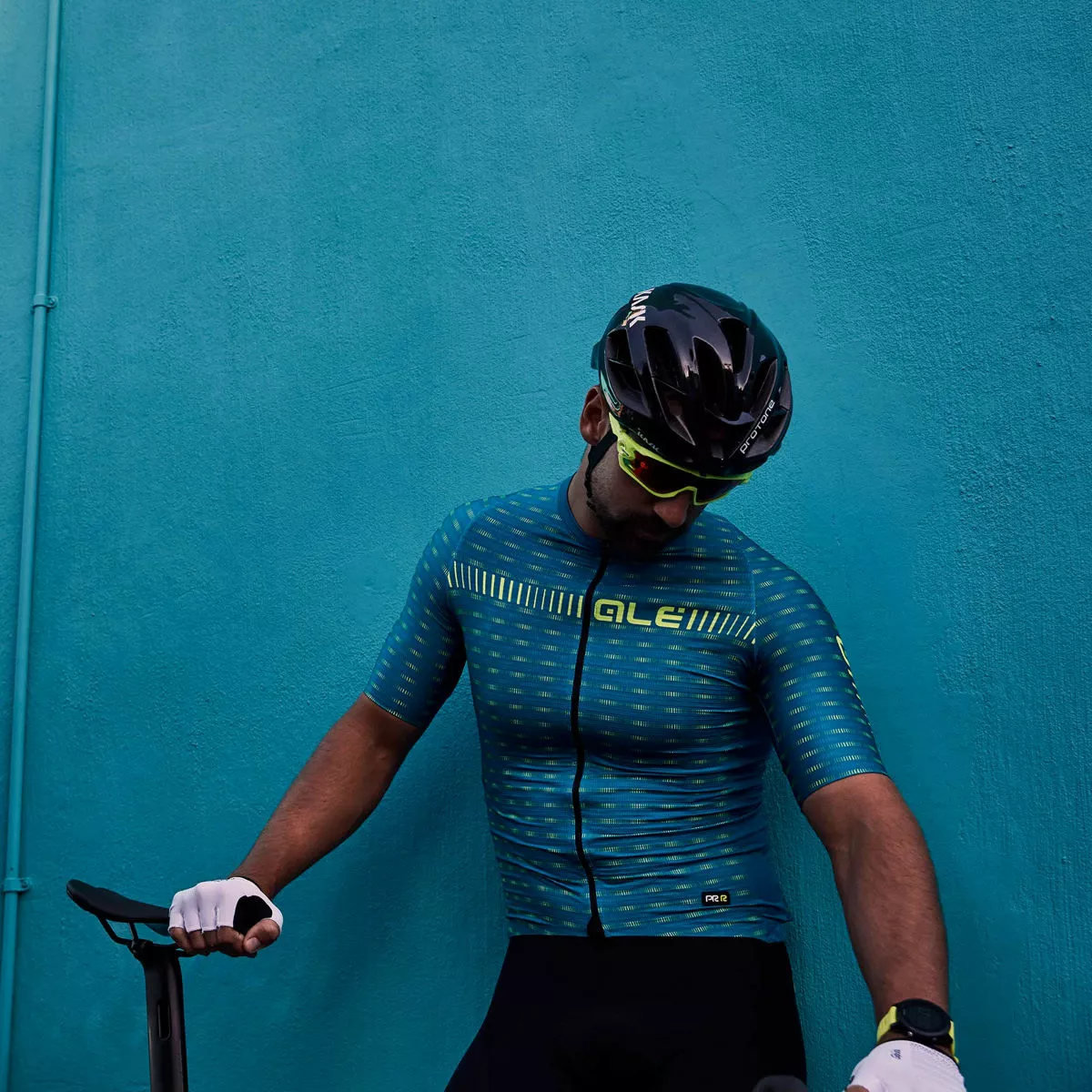 ALE Maillot Alé Graphics PRR Green Road Winter 10 ALE Maillot Alé Graphics PRR Green Road Winter - Imagen 8