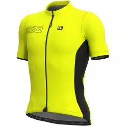 ALE Maillot Alé Solid MC Colour Block -Bicicletas comprar Al Solid MC Colour Block Cycling Jersey Jerseys Fluro Yellow SS23 L14246019 01 1