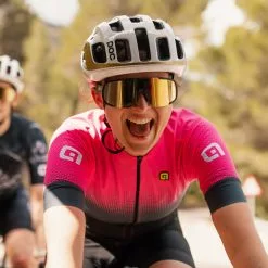 ALE Maillot Alé Gradient Para Mujer -Bicicletas comprar Al Women s Gradient Jersey Jerseys Fluo Pink SS22 L22175543 01 0