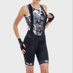 ALE Culote Corto Con Tirantes Alé Traguardo Para Mujer -Bicicletas comprar Al Women s Traguardo Bib Shorts Bib Shorts Black White SS18 L11546718 04 1