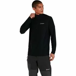 Camiseta De Manga Larga Berghaus 24/7 Tech (media Cremallera) -Bicicletas comprar Berghaus 24 7 Tech Tee Long Sleeve Half Zip T Shirts Jet Black SS21 4A001042BP6SMALL 0