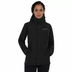 Chaqueta Impermeable Berghaus Hillwalker InterActive Para Mujer -Bicicletas comprar Berghaus Women s Hillwalker InterActive Waterproof Jacket Jackets Jet Black AW22 0