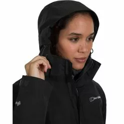 Chaqueta Impermeable Berghaus Hillwalker InterActive Para Mujer -Bicicletas comprar Berghaus Women s Hillwalker InterActive Waterproof Jacket Jackets Jet Black AW22 6