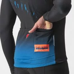 Maillot De Manga Larga Castelli Hollywood -Bicicletas comprar Castelli Hollywood Long Sleeve Cycling Jersey Jerseys Miami Black AW21 CS4300092B040073 3