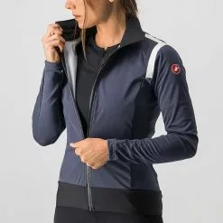 Chaqueta Castelli Alpha ROS 2 Light Para Mujer -Bicicletas comprar Castelli Women s Alpha ROS 2 Light Jacket Jackets Dark Steel Blue Soft AW22 CS205540701 1