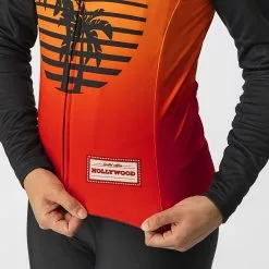 Maillot De Manga Larga Castelli Hollywood Para Mujer -Bicicletas comprar Castelli Women s Hollywood Long Sleeve Cycling Jersey Jerseys Hollywood Sunset AW21 3