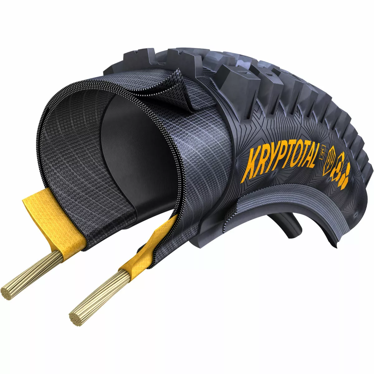 Continental Kryptotal-F DH SuperSoft MTB Front Tyre 6 Continental Kryptotal-F DH SuperSoft MTB Front Tyre - Imagen 4