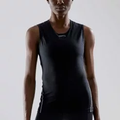 Camiseta Interior Sin Mangas Craft Cool Mesh Superlight Para Mujer -Bicicletas comprar Craft Women s Cool Mesh Superlight Sleeveless Baselayer Base Layers Black AW21 1