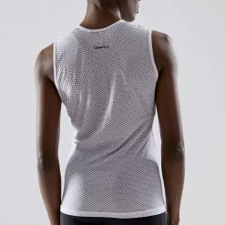 Camiseta Interior Sin Mangas Craft Cool Mesh Superlight Para Mujer -Bicicletas comprar Craft Women s Cool Mesh Superlight Sleeveless Baselayer Base Layers White AW21 2