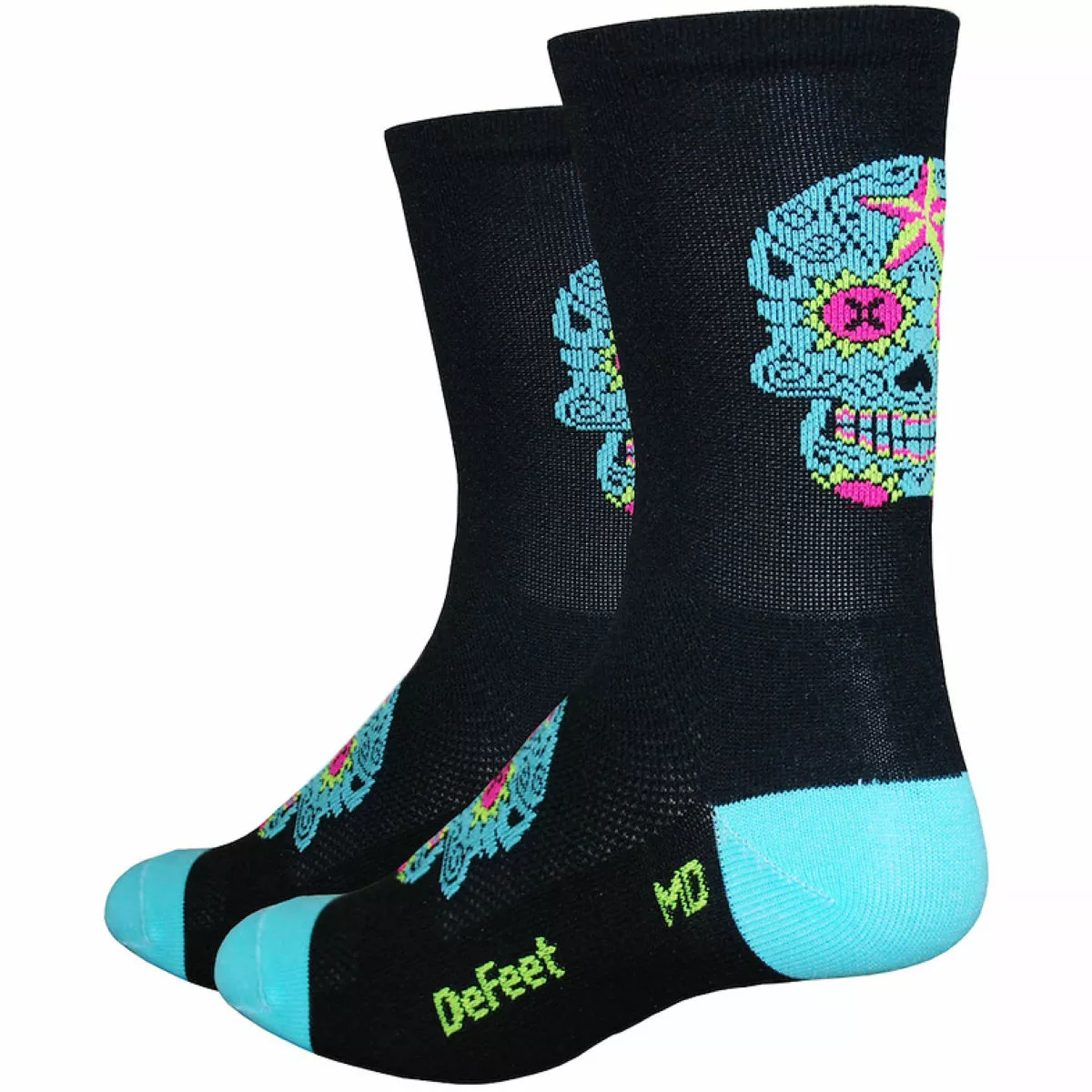 Calcetines DeFeet Aireator Tall Sugarskull 4 Calcetines DeFeet Aireator Tall Sugarskull - Imagen 2