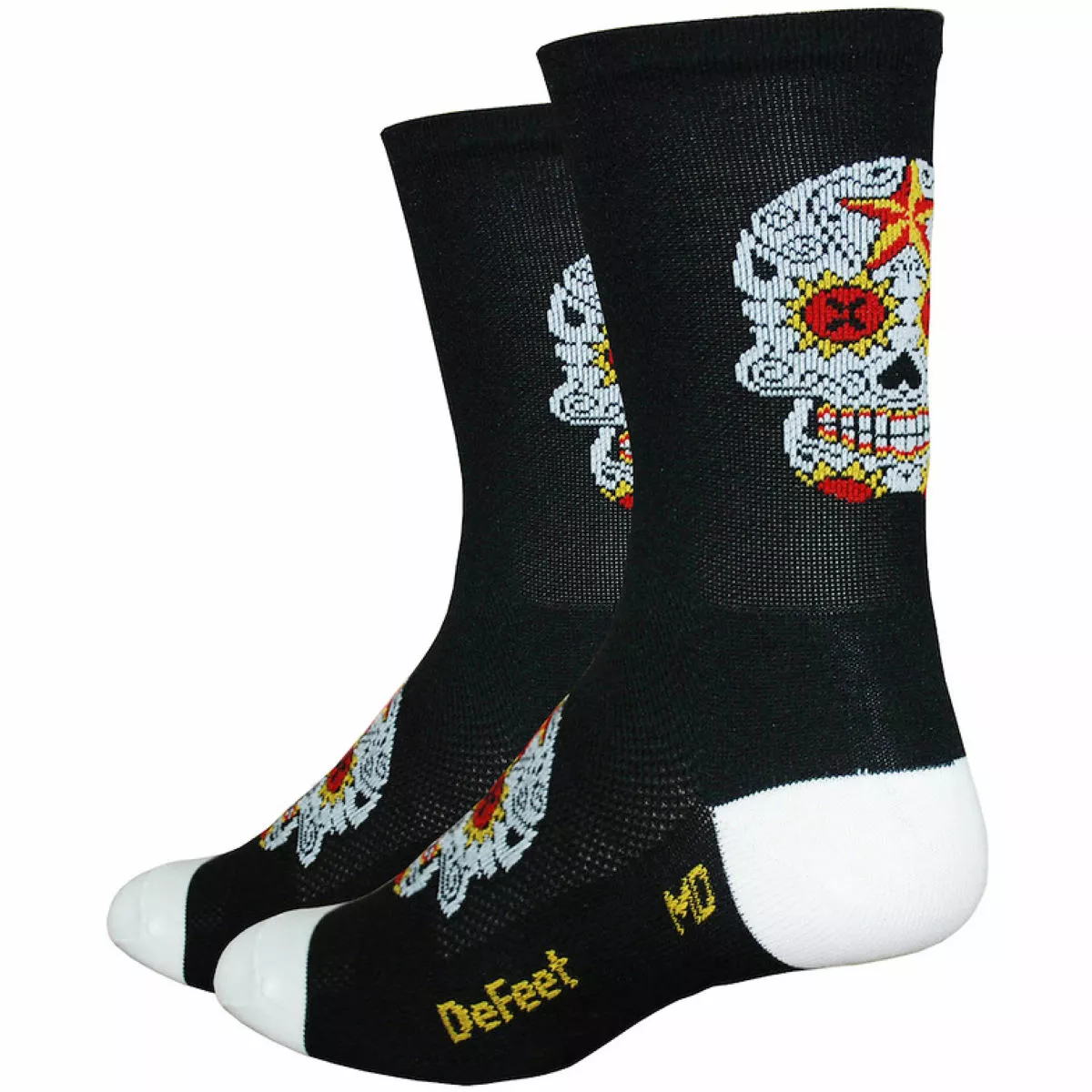 Calcetines DeFeet Aireator Tall Sugarskull 3 Calcetines DeFeet Aireator Tall Sugarskull