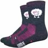 Calcetines Para Mujer DeFeet Baaad Sheep -Bicicletas comprar DeFeet Women s Baaad Sheep Socks Cycling Socks Charcoal Pink DEF WBBADSP101 S