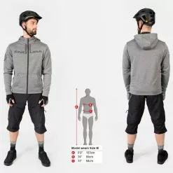 Sudadera Endura Hummvee (con Cremallera) -Bicicletas comprar Endura Hummvee Zipped Hoodie Hoodies Grey SS22 E3216GY 3 1