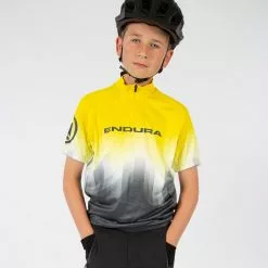 Maillot Manga Corta Endura Xtract Para Niños -Bicicletas comprar Endura Kids Xtract Short Sleeve Cycling Jersey Jerseys HiVizYellow SS22 E7154YV K11 2