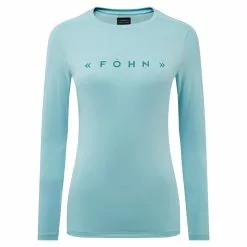 Foehn Camiseta De Manga Larga Föhn Para Mujer (con Protección Solar) -Bicicletas comprar F hn Women s Sun Protection Long Sleeve Tee T Shirts Light Blue AW21 SK0382LIGHT BLUEUK 8