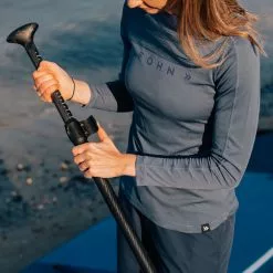 Foehn Camiseta De Manga Larga Föhn Para Mujer (con Protección Solar) -Bicicletas comprar F hn Women s Sun Protection Long Sleeve Tee T Shirts Vintage Indigo AW21 1