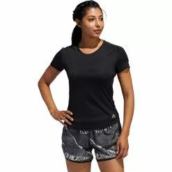 Camiseta Adidas Run It Para Mujer -Bicicletas comprar FL7802 APP on model standard white