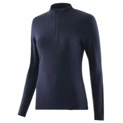 Camiseta De Interior De Manga Larga Fohn Merino Para Mujer (250, Con Cremallera) -Bicicletas comprar Fohn Merino Women s Long Sleeve Zip Baselayer 250 Base Layers Navy AW18 SK0087NAVYUK 8 0