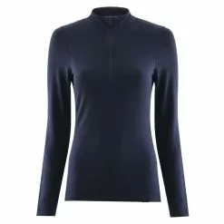 Camiseta De Interior De Manga Larga Fohn Merino Para Mujer (250, Con Cremallera) -Bicicletas comprar Fohn Merino Women s Long Sleeve Zip Baselayer 250 Base Layers Navy AW18 SK0087NAVYUK 8