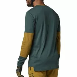 Maillot De Ciclismo De Manga Larga Fox Racing Defend (Foxhead) -Bicicletas comprar Fox Racing Defend Long Sleeve Cycling Jersey Foxhead Jerseys Green AW22 28988 294 S 1