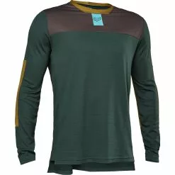Maillot De Ciclismo De Manga Larga Fox Racing Defend (Foxhead) -Bicicletas comprar Fox Racing Defend Long Sleeve Cycling Jersey Foxhead Jerseys Green AW22 28988 294 S