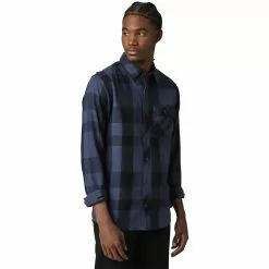 Camisa De Franela Fox Racing Voyd 2.0 -Bicicletas comprar Fox Racing Voyd 2 0 Flannel Shirt Shirts Blue AW22 28627 387 S