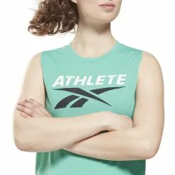 Camiseta De Tirantes Reebok Reebok Athlete Para Mujer -Bicicletas comprar GU8335 APP on model detail 1 white