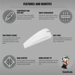 Banda Para La Cabeza GripGrab Lightweight Summer -Bicicletas comprar GripGrab Lightweight Summer Headband Headbands White 502302207WHITEONE SIZE 0
