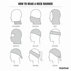 Braga Multiusos GripGrab HiVis HeadGlove -Bicicletas comprar GripGrab Multifunctional Reflective Hi Vis Neck Warmer Headbands Hi Vis Yellow 503008207 7