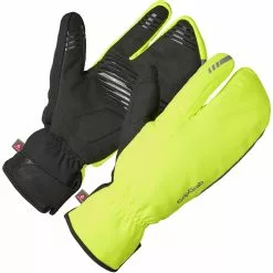 GripGrab Nordic 2 Hi-Vis Windproof Deep Winter Lobster Glov