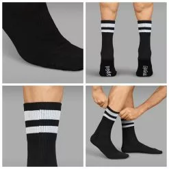 CalcetinesGripGrab Original Stripes -Bicicletas comprar GripGrab Original Stripes Crew Socks Socks Black AW21 302001154 1