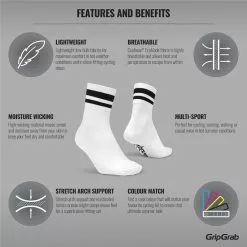 CalcetinesGripGrab Original Stripes -Bicicletas comprar GripGrab Original Stripes Crew Socks Socks White AW21 302002153 0