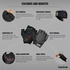 Guantes Mitones GripGrab Progel -Bicicletas comprar GripGrab ProGel Padded Glove Gloves Black SS19 100101013 7