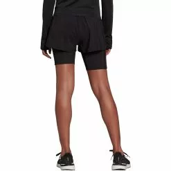 Pantalón Corto De Running Adidas RI 3B (2 En 1, Para Mujer) -Bicicletas comprar H57754 APP on model back white