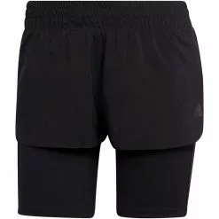 Pantalón Corto De Running Adidas RI 3B (2 En 1, Para Mujer)