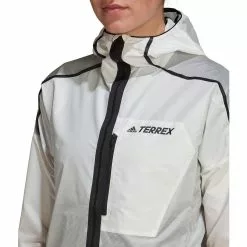 Adidas Terrex Women's Agravic Weave Jacket 13 Adidas Terrex Women's Agravic Weave Jacket -Bicicletas comprar HA7541 9 APPAREL On Model Detail View 2 white