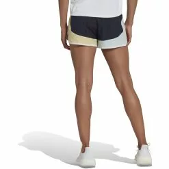 Adidas Women's Colour Block Shorts -Bicicletas comprar HC6310 4 APPAREL On Model Back View white