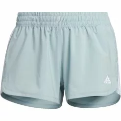Pantalón Corto De Tela Adidas PACER 3 Stripe Para Mujer
