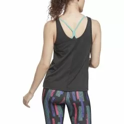 Camiseta Estampada De Tirantes Reebok Workout Ready Supremium Para Mujer -Bicicletas comprar HG3854 2 APPAREL On Model Back View white